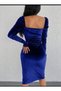 heart collar, Draplei velvet dress, vilyur, velvet dress - 3