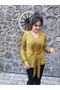 Women's Saffron Belted Blouse - 4