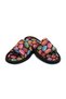 Unisex Brown Macaron Patterned Open Front Soft Soled House Slippers - 4