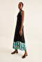 Women's Black Maxi Dress - 2