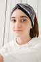 Girl's Batik Black Bandana Hair Band - 3