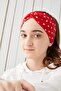 Girl's Red Polka Dot Bandana - 2