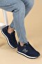 Men's Navy Blue Peru Nubuck Leather Sports Shoes 102 19250 M