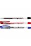 Set of 3 Black-Blue-Red Ballpoint Pens Gel Pens Teacher Pens - 2