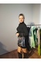 Triko Elbise Siyah - 3
