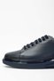 Men's Genuine Leather Navy Blue Sneakers & Sports Shoes - 4