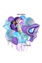 Mermaid 4 Years Old Purple Color Birthday Concept Balloon Set Mermaid Balloon Set