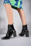 Women's Heeled Boots0012333 Black Patent Leather - 2