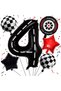 Race Car Set Cars Race Car Lightning Mcqueen Birthday Red Car Full Set Figure Balloon