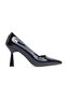 Vest Black Patent Leather (8CM) Heel Height Daily Use Stiletto - 5