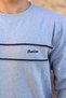 Men's Light Gray Comfortable Fit Embroidery Detailed Sweat Tracksuit Set 21eestbakt - 4