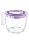 2200 ml Mixing Bowl & Mixer Bowl with Scale - 5