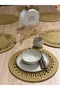 Embroidered, 6 - Piece, Placemat, Jute Placemat, Durable, Heat Sensitive, Long Lasting, - 5