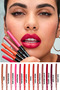 Glimmerstick Lift Lip Liner - Buttered Rum 2-Piece + Lovider Pocket Mirror Gift - 4