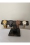 WOODEN JEWELRY ORGANIZER WATCH-BRACELET-BRACELET ORGANIZER GIFT VALENTINE'S DAY BOHEM RETRO - 2