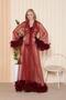 long dressing gown (bra + panties) - 2