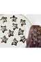 20 Pcs Star Snap Buckle Y2K Star Style Nickel Plated 20 Pieces - 4