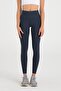 High Waist Extra Supportive Sports Leggings Navy Blue - 2