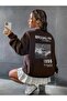 Crew Neck Unisex Printed Oversize Sweatshirt - 2