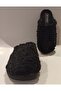 BLACK PLUSH SOFT WOMEN'S HOME AND MISFIR SLIPPERS - 4