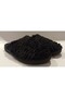 BLACK PLUSH SOFT WOMEN'S HOME AND MISFIR SLIPPERS - 2