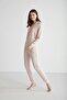 US POLO LICENSED LONG SLEEVE THERMAL BUTTONED WOMEN'S PAJAMAS SET 16956 - 4
