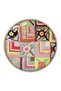 Multicolored Mixed Flower and Geometric Patterned Modern Decorative Carpet 3299 - 2