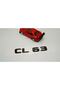 حقيبة أمتعة Cl 63 باللون الأسود اللامع ABS 3M بشعار نص ثلاثي الأبعاد - 2