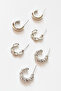 Women's Hoop Earrings Set of 6