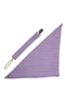Lilac organic muslin cloth - pacifier strap - drool wipe baby girl and boy blanket 85 • 85 cm - 2