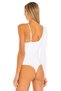 Women's Single Sleeve Silk Jersey Bodysuit - 4
