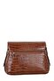 Women's Shoulder Bag Kroko Taba - 4