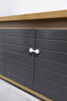 2 Pieces Leave No Trace Easy Installation Double Door Cabinet Lock Protector and Lock Baby Safety - 8