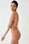 Leopard Thin Strap Swimsuit - 3