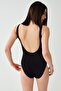 Black U-Neck Swimsuit - 2