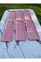 6-Piece Baton Lilac Metal Single Decorative Candle, Tea, Coffee and Cake Serving Presentation Tray - 2