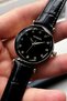 Women's Wristwatch Cut Glass Waterproof Black Color Leather Cord Bracelet Gift Hmby2026c3 - 4