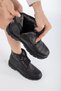 Women's Black Furry Daily Comfortable Cold and Waterproof Sturdy Guaranteed Non-Slip Sole Women's Boots - 4