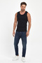 Tank Top Ribbed Halter Neck Undershirt - 3 Different Color Options - 5