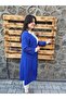 Women's Cobalt Blue Double Hijab Tunic - 4
