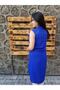Women's Cobalt Blue Tie-Up Tunic - 3