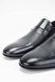Men's Genuine Leather Navy Blue Loafer Shoes - 3