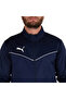 Teamrise Training Poly Men's Casual and Zippered Sports Jacket Navy Blue