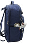 Bvt-1900 Navy Blue School Bag Water Resistant Fabric Unisex School Backpack - 5