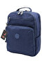 Bvt-1900 Navy Blue School Bag Water Resistant Fabric Unisex School Backpack - 3