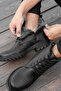 Water and Cold Resistant Fur Lace-Up Winter Boots Sturdy Outdoor Boots - 5