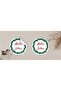 Happy New Year - New Year's Themed 4 cm 35 Pieces Sticker Pack - 8