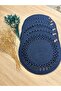 Thick Embroidered, 6 Pieces, American Service, Jute Plate, Durable, Heat Sensitive, Long Lasting,