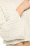 Women's Ecru Spanish Sleeve Openwork Fine Knitwear Sweater - 6