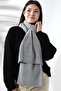 Women's Thessaloniki Knitwear Scarf Gray - 6